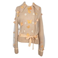 Chaqueta de lana y camel John Galliano
