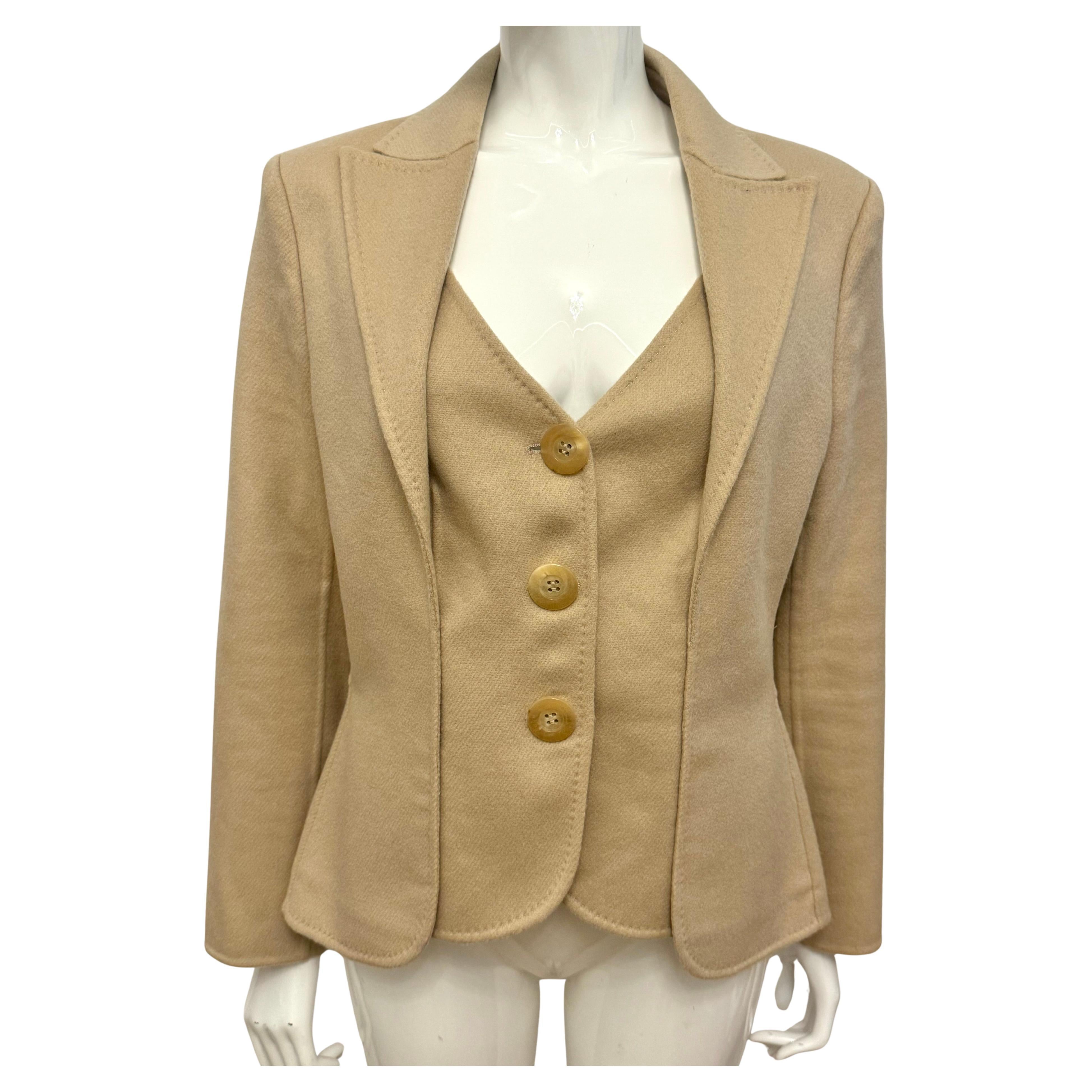 Giacca in lana e cashmere John Galliano collezione 2006