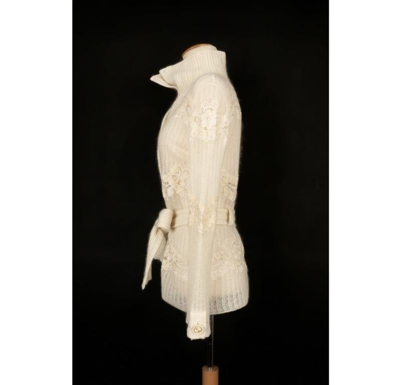 Women's John Galliano Wool And Mohair Cardigan
