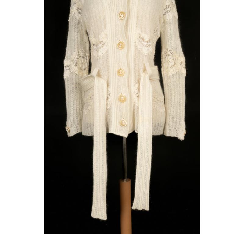 John Galliano Wool And Mohair Cardigan 1