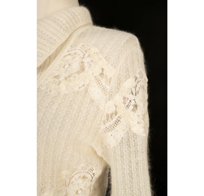 John Galliano Wool And Mohair Cardigan 3