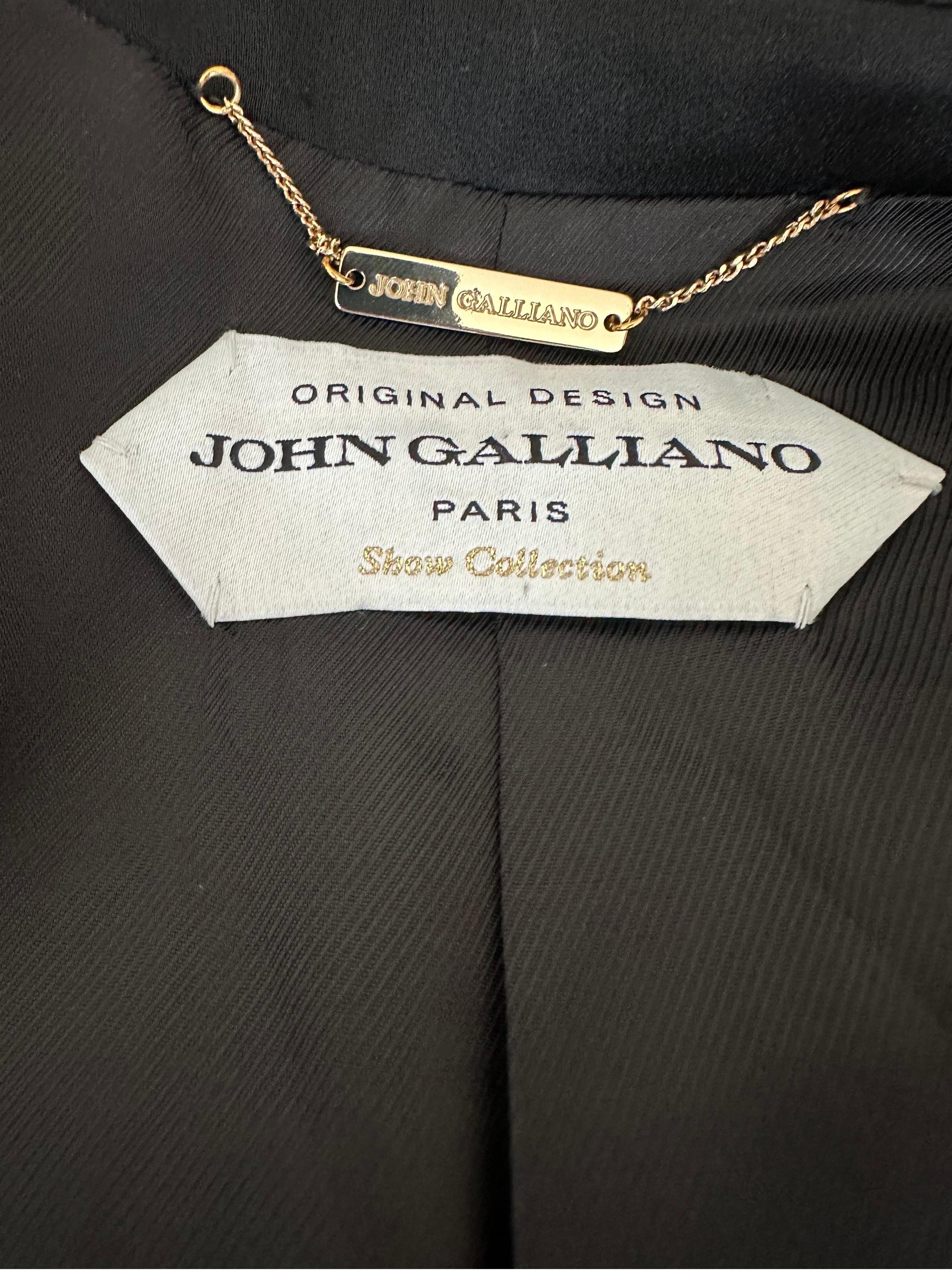 John Galliano wool blazer fall 2018 For Sale 2