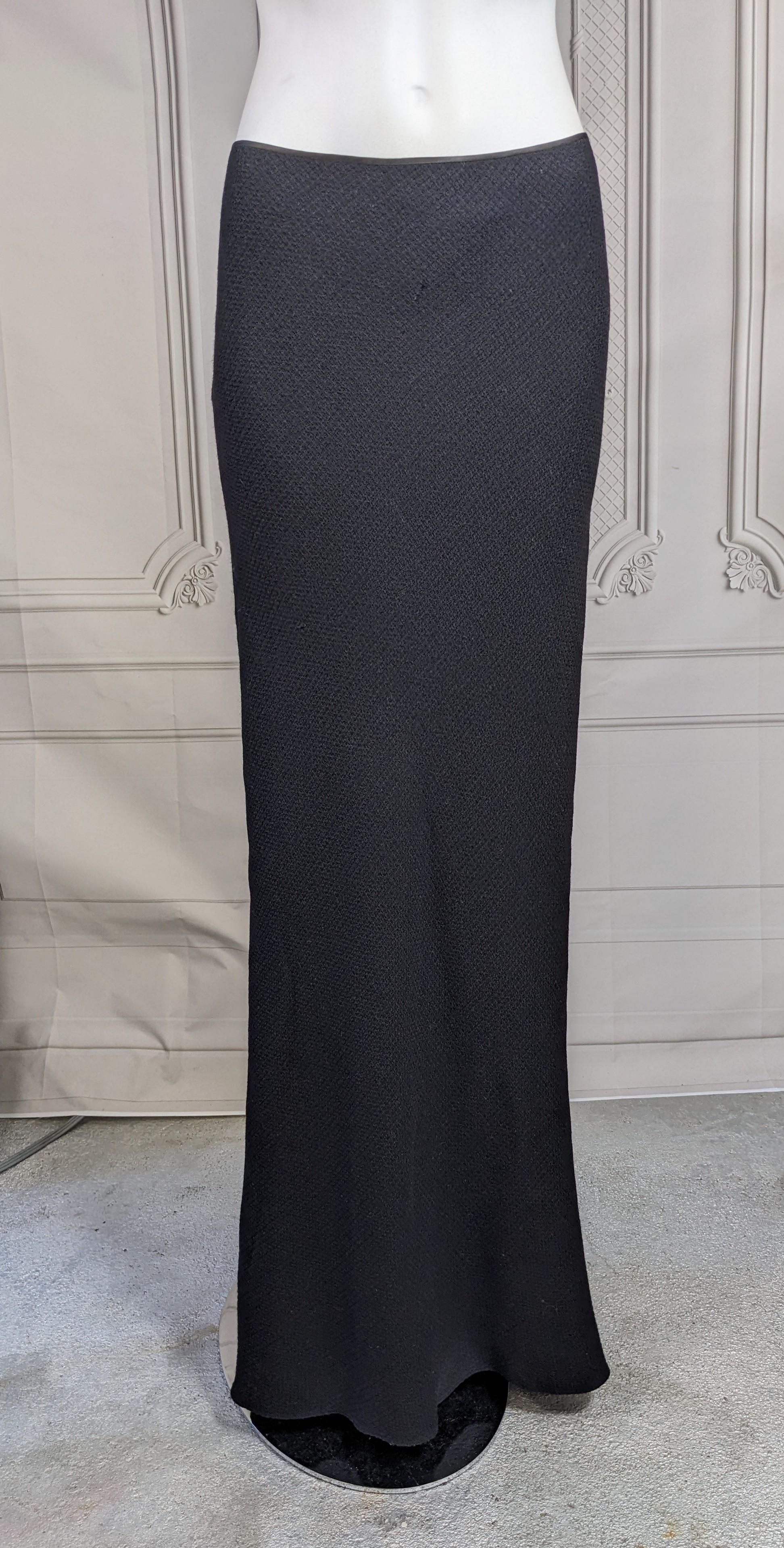 Traje de crepé de lana John Galliano, Colección Maorí Otoño-Invierno 1999. en venta 6