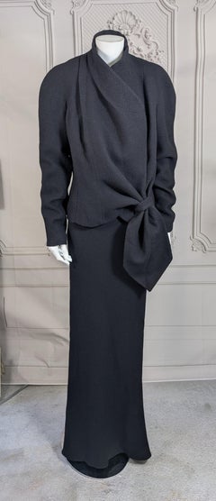 John Galliano Wool Crepe Suit, Fall Winter 1999 Maori Collection.