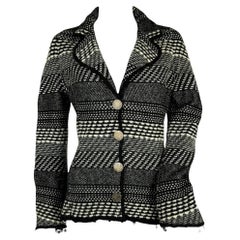 John Galliano Wool Jacket w Beaded Hem, FW 2004