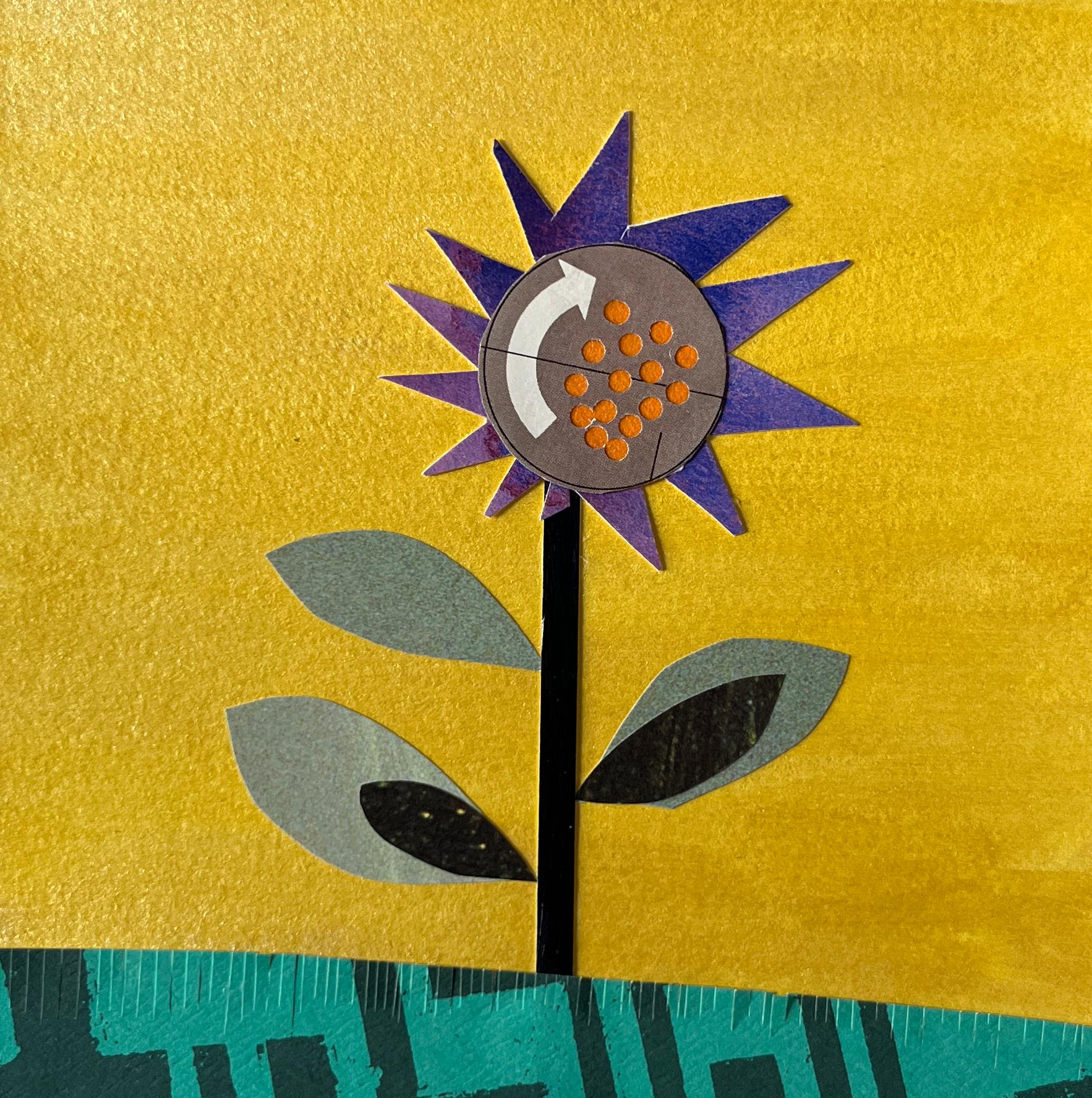 Iris, Pittura originale - Mixed Media Art di John Gardner