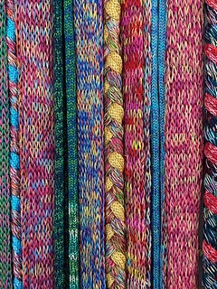 "Carnival", Cotton Tapestry, Wall Hanging Sculpture, Thread, Textile, Polyester