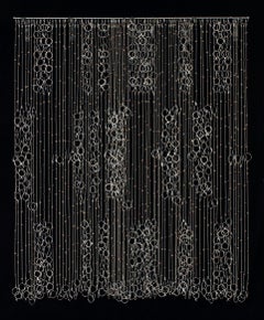 "Cascade", Contemporary, Mixed Media, Sculpture, Wall Hanging, Tapestry