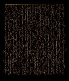 "Sierra Madre Boogie", Wandteppich aus geflochtenem Messingdraht