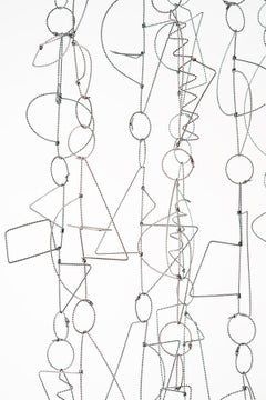 "Wire Songs", Contemporary, Mixed Media, Sculpture, Plied Wire, Aluminum, Metal