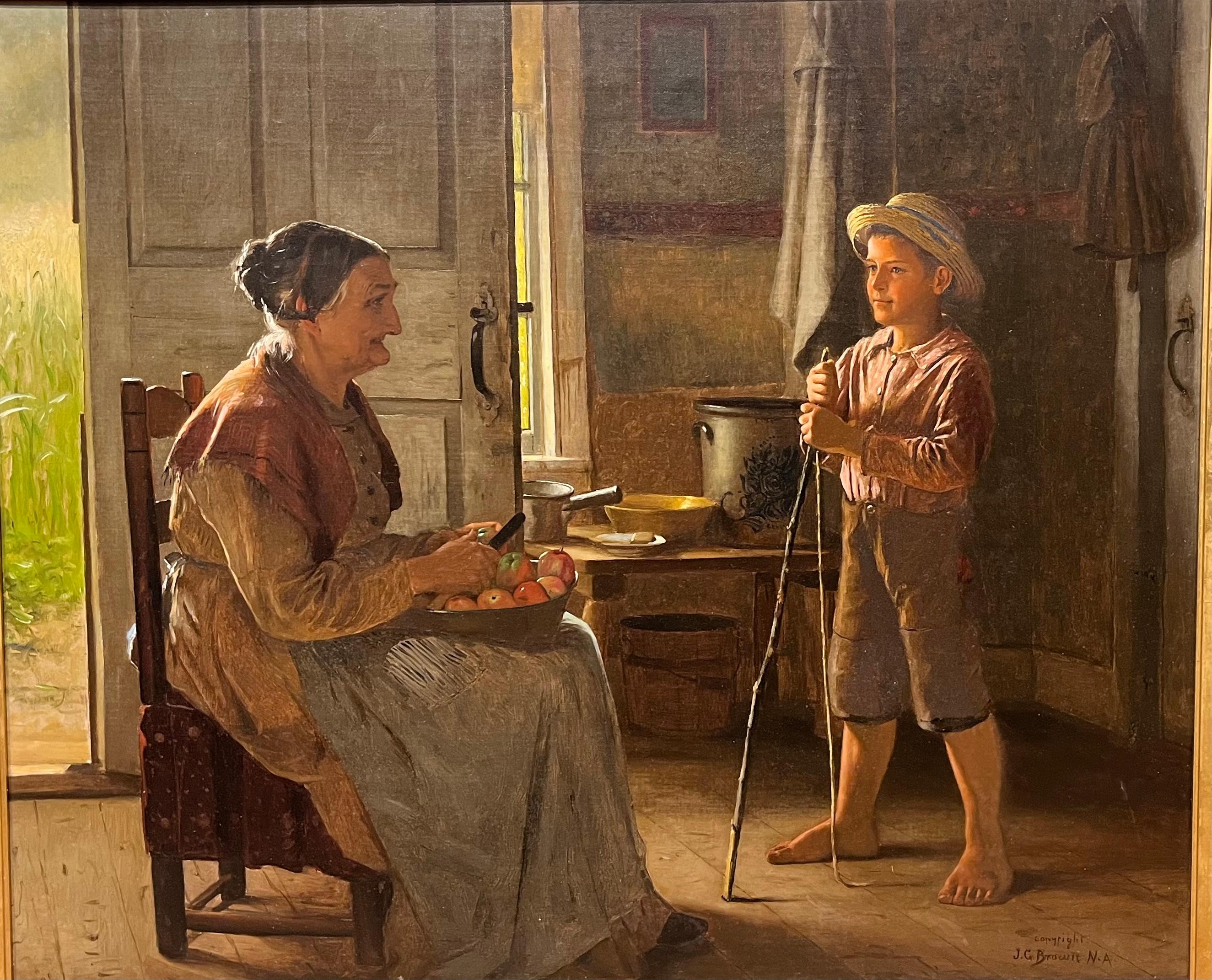 Ritratto di nonna e nipote intitolato 