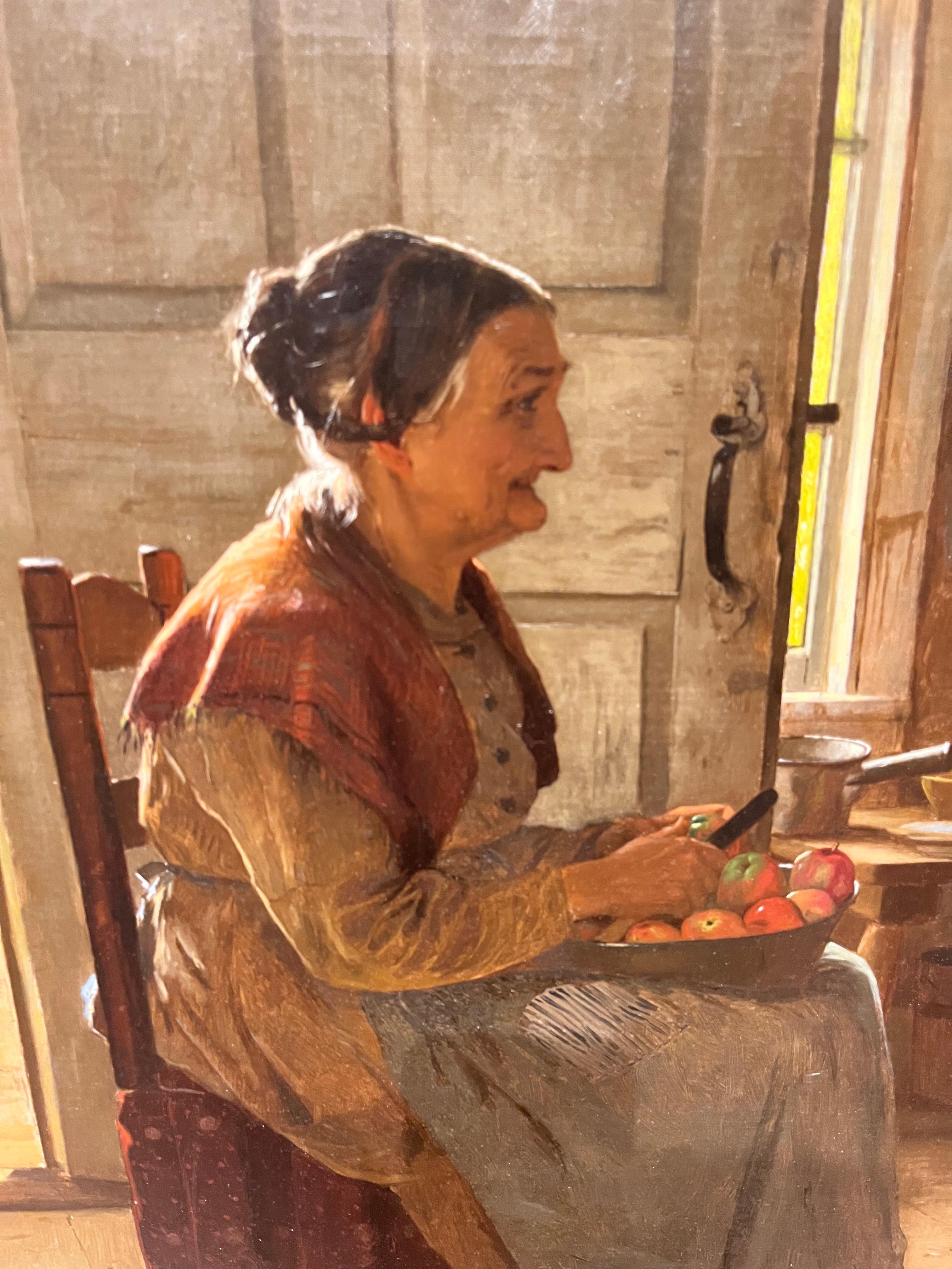 Ritratto di nonna e nipote intitolato 
