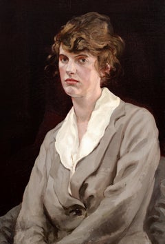 Portrait of the artist’s cousin, Gladys Coombs (1899-1963), c. 1920-25