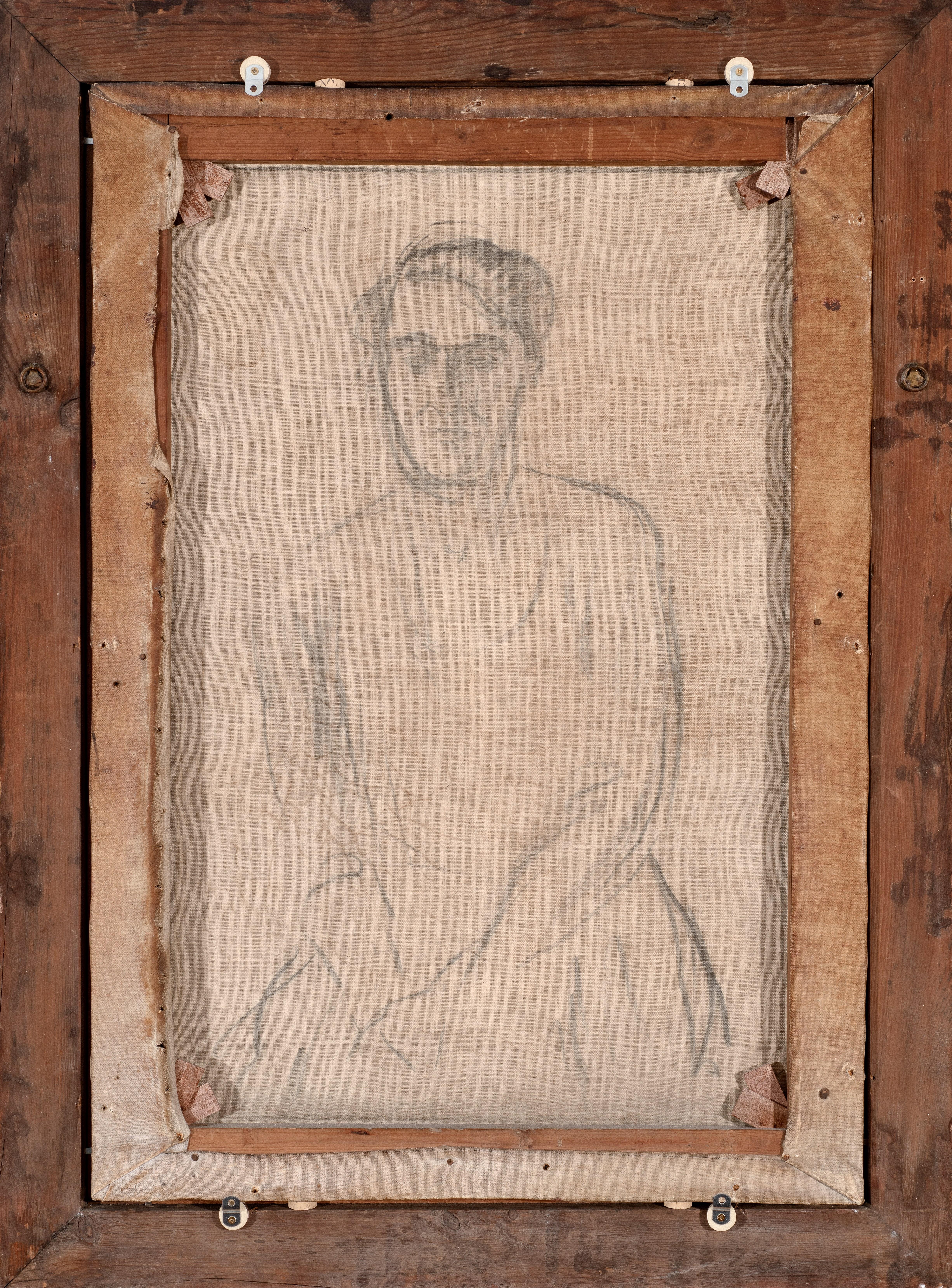 Portrait of the artist’s cousin, Gladys Coombs (1899-1963), c. 1920-25 For Sale 1
