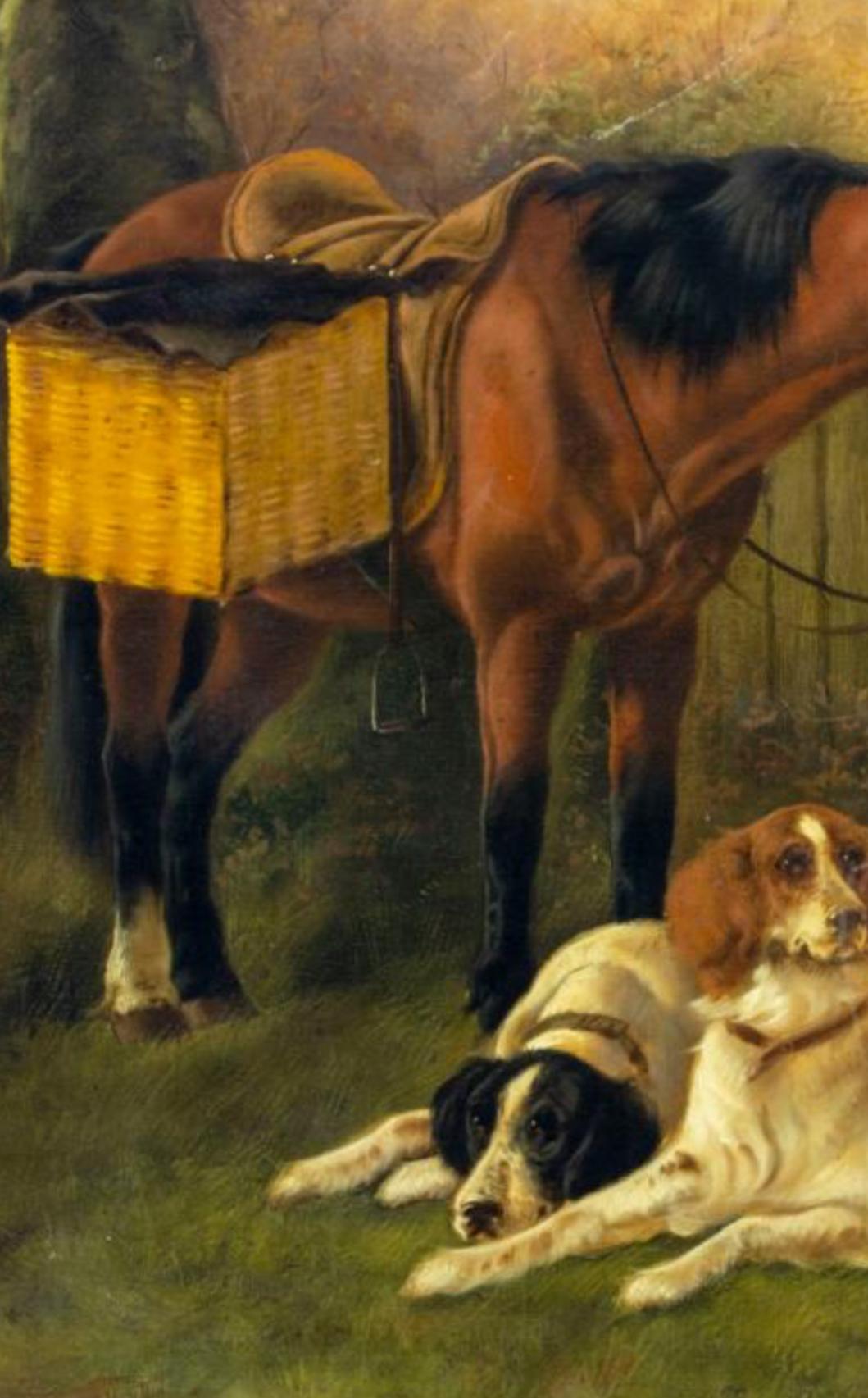 
Scottish/British artist John Gifford is best known for his paintings of Setters, Spaniels and Ponies in the Scottish countryside and highlands.  Sought after for his sporting artwork, Gifford’s work appears in art museums and galleries in the UK