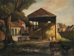 John Thomas Young Gilroy (1898-1985) - Olio della metà del XX secolo, Eventide