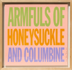 Armfuls of Honeysuckle and Columbine, Pop Art Screenprint by John Giorno