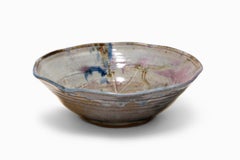 John Glick Plum Street Pottery Glazed Bowl Reduction Fired