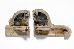 "THE MANTEL SERIES" John Glick Stoneware Objets d'Art Intimate Indoor/Outdoor