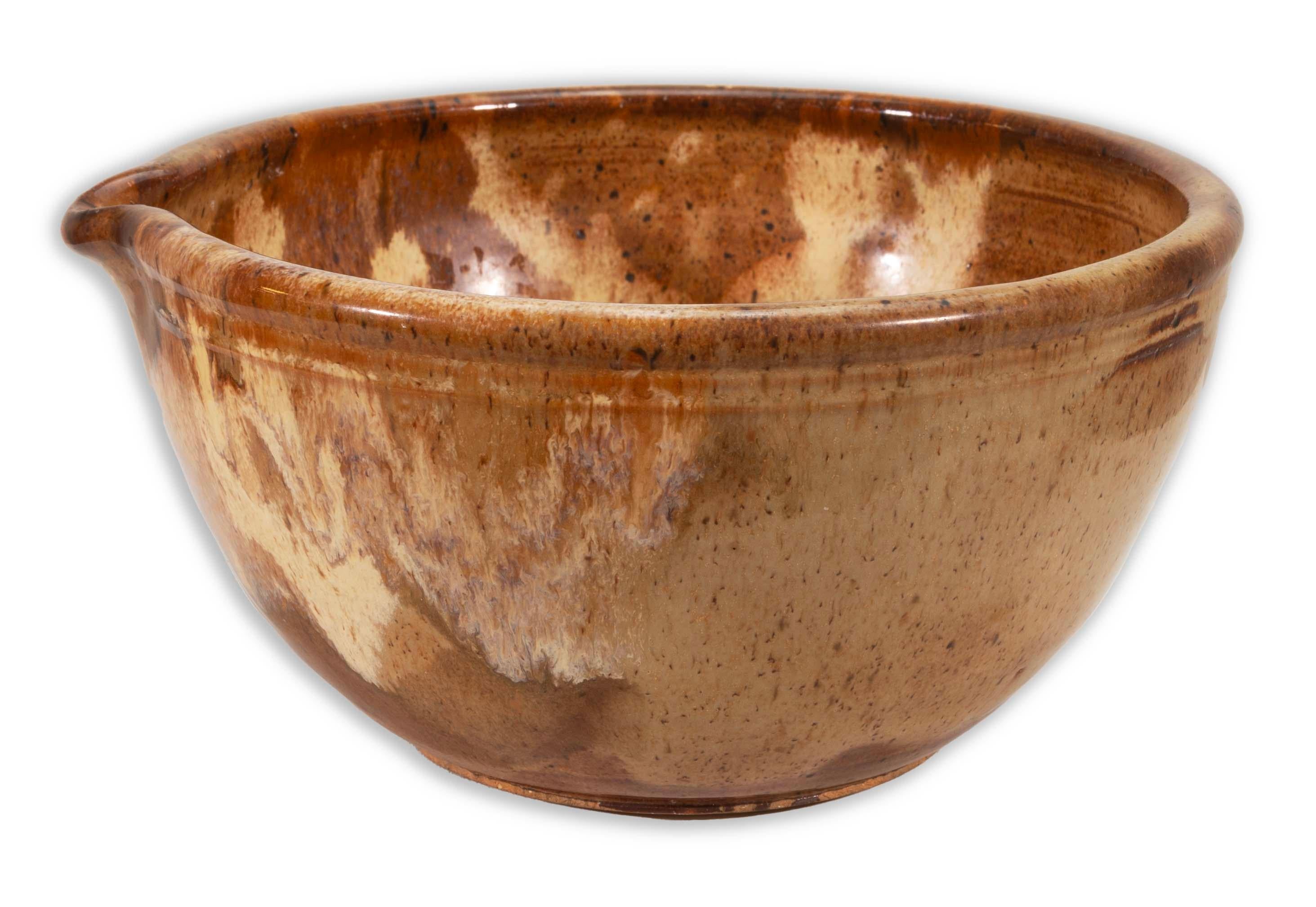 XX secolo John Glick Ciotola in ceramica con beccuccio firmata in vendita