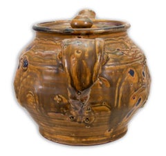 John Glick Ceramic Stoneware Coffee Tea Pot Signed and Stamped