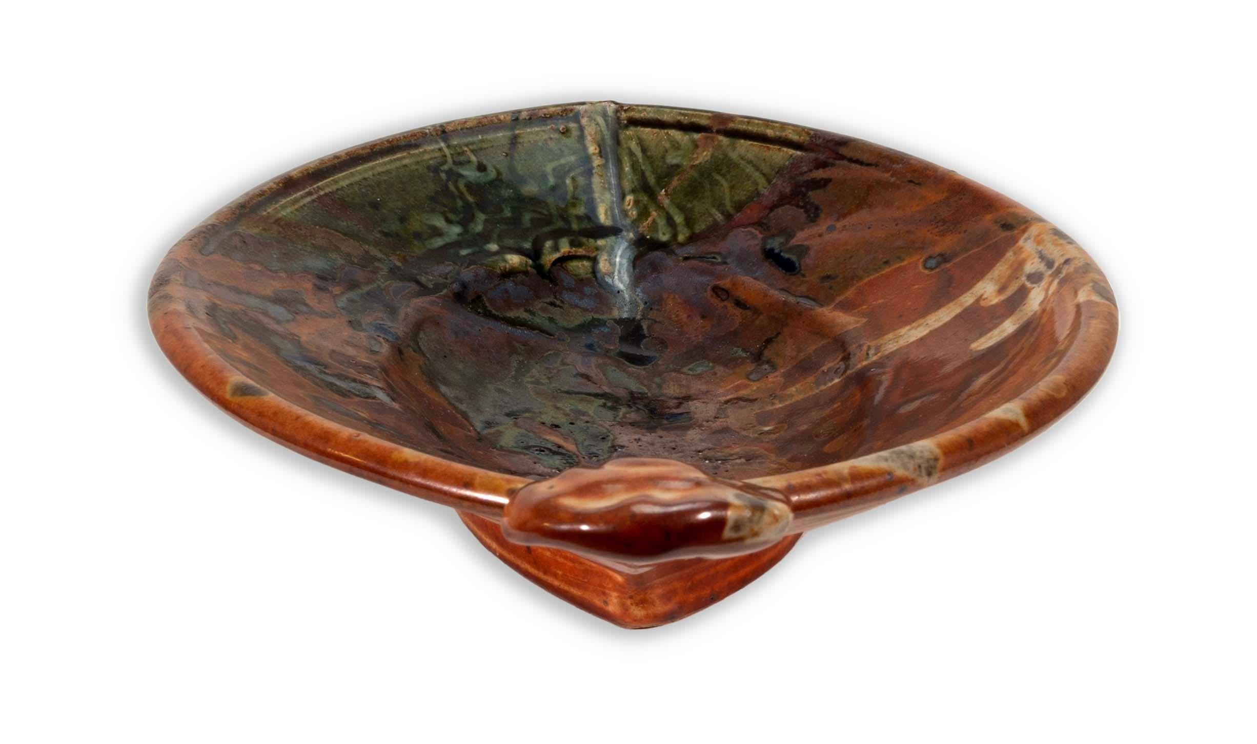 Piatto da portata in ceramica di John Glick firmato e timbrato In condizioni buone in vendita a Keego Harbor, MI
