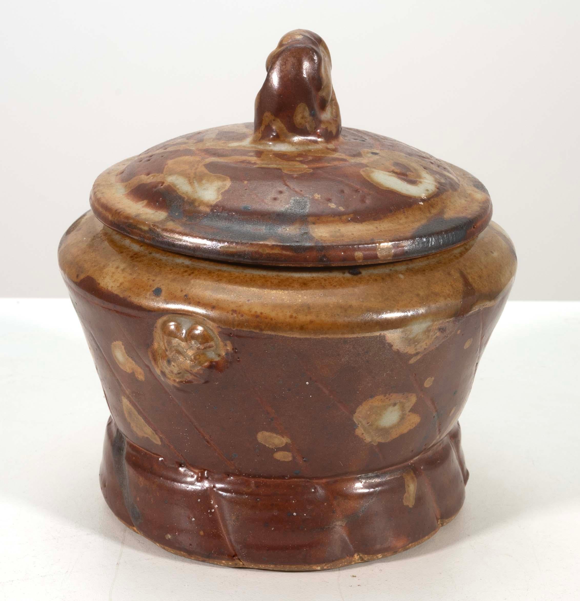 Portazucchero e lattiera in ceramica di John Glick con timbro Plum Tree Pottery in vendita 4