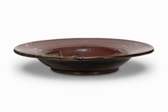 Monumentaler Keramikteller aus Plum Street Pottery von John Glick