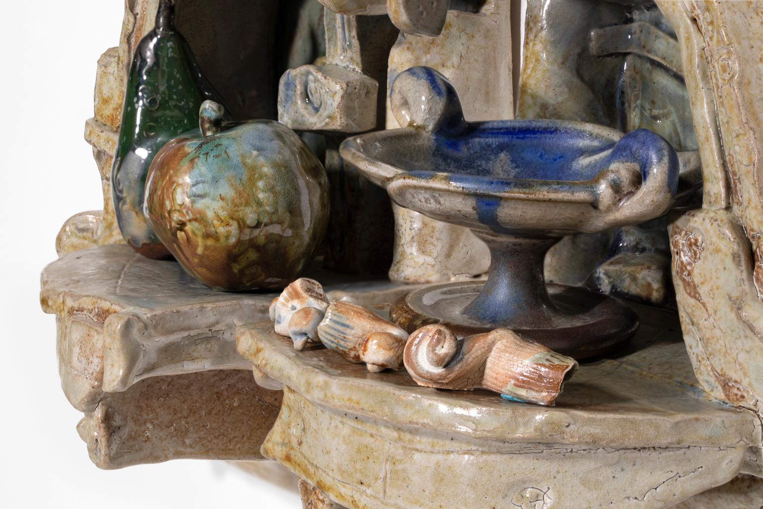Ceramic John Glick Plum Tree Pottery  