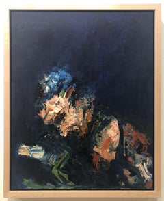 Bowing Figure No. 2. 2019 / figurative abstract expressionism