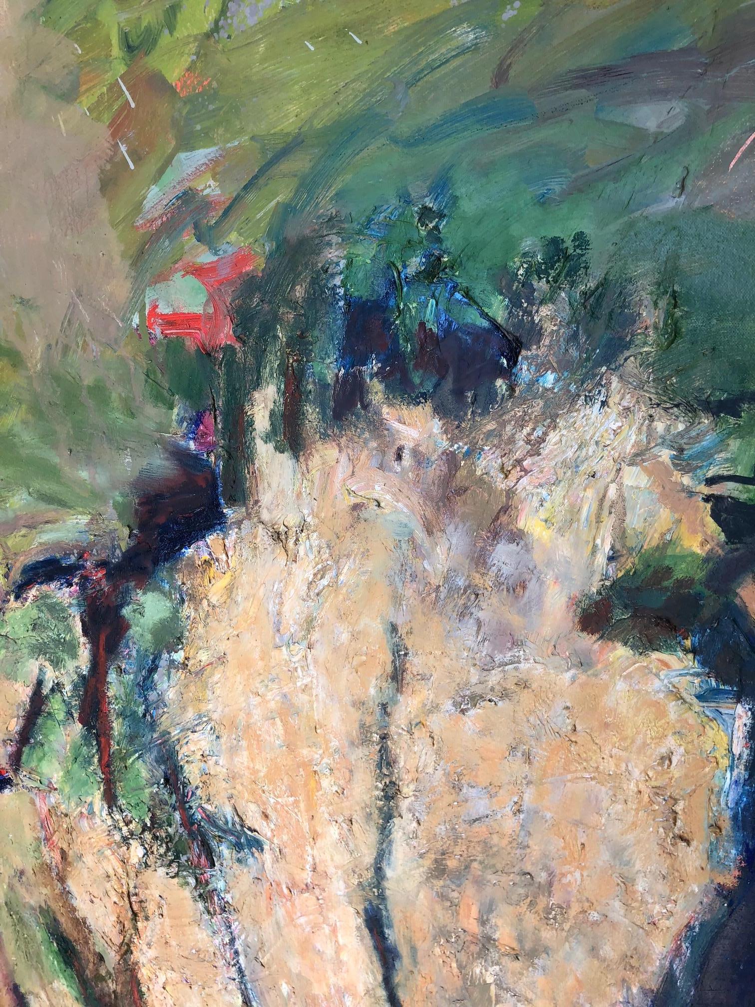 Desert Landscape / oil on canvas - Painting by John Goodman