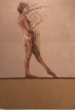 Figure No. 15, 2014 / dancer, oil on panel