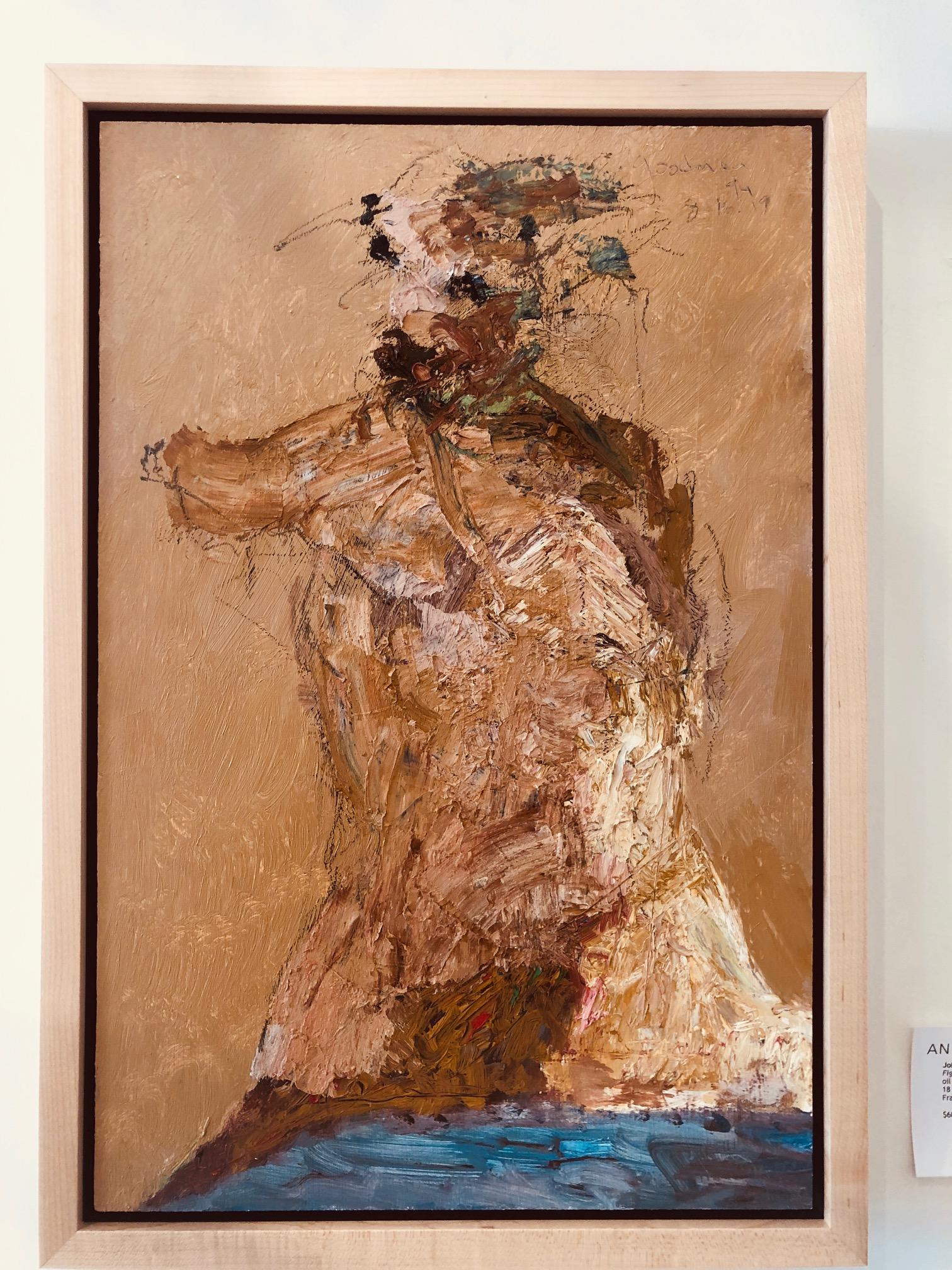 Figure No. 4 2019 / figurative abstract expressionism - Painting by John Goodman