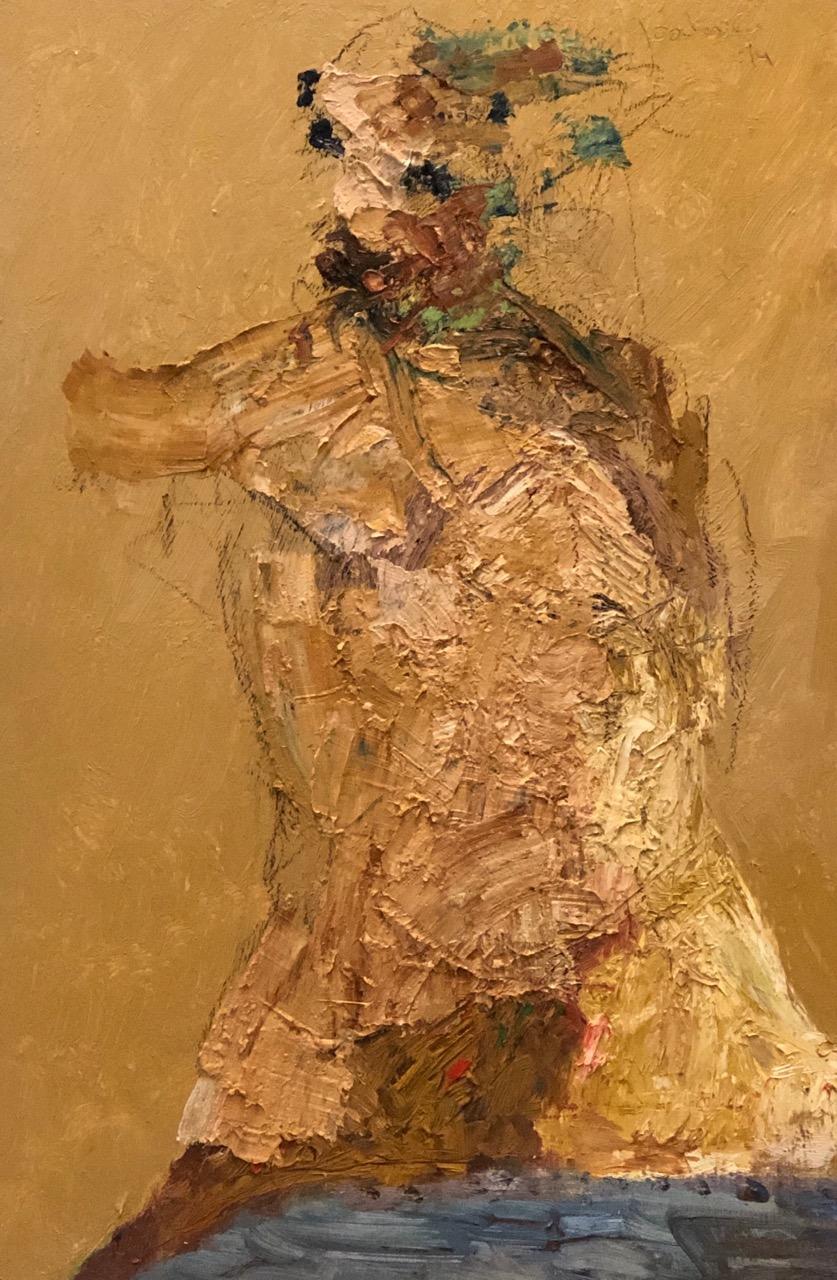 Figure No. 4 2019 / figurative abstract expressionism - Contemporary Painting by John Goodman