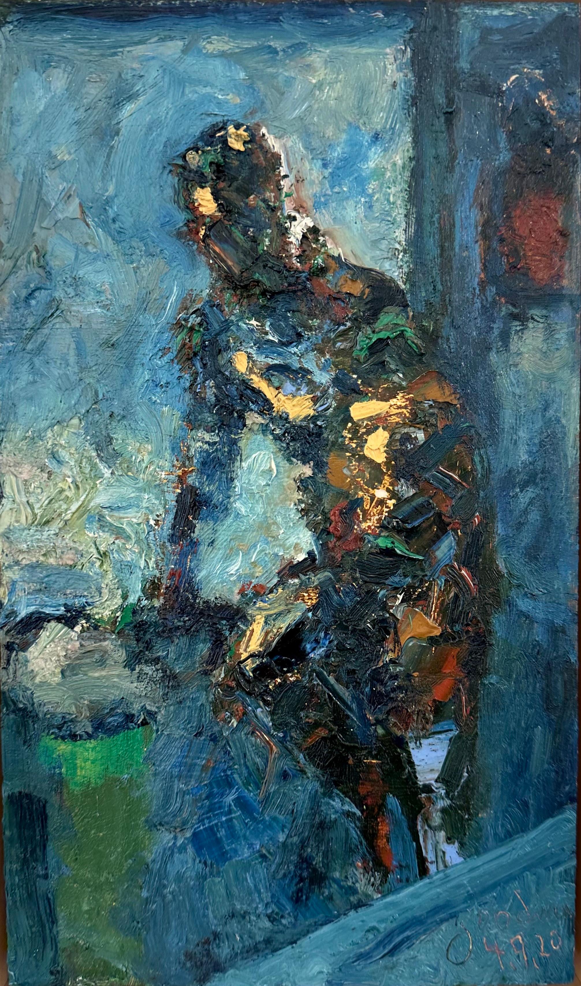 John Goodman Portrait Painting - Figure no. 7, 2020