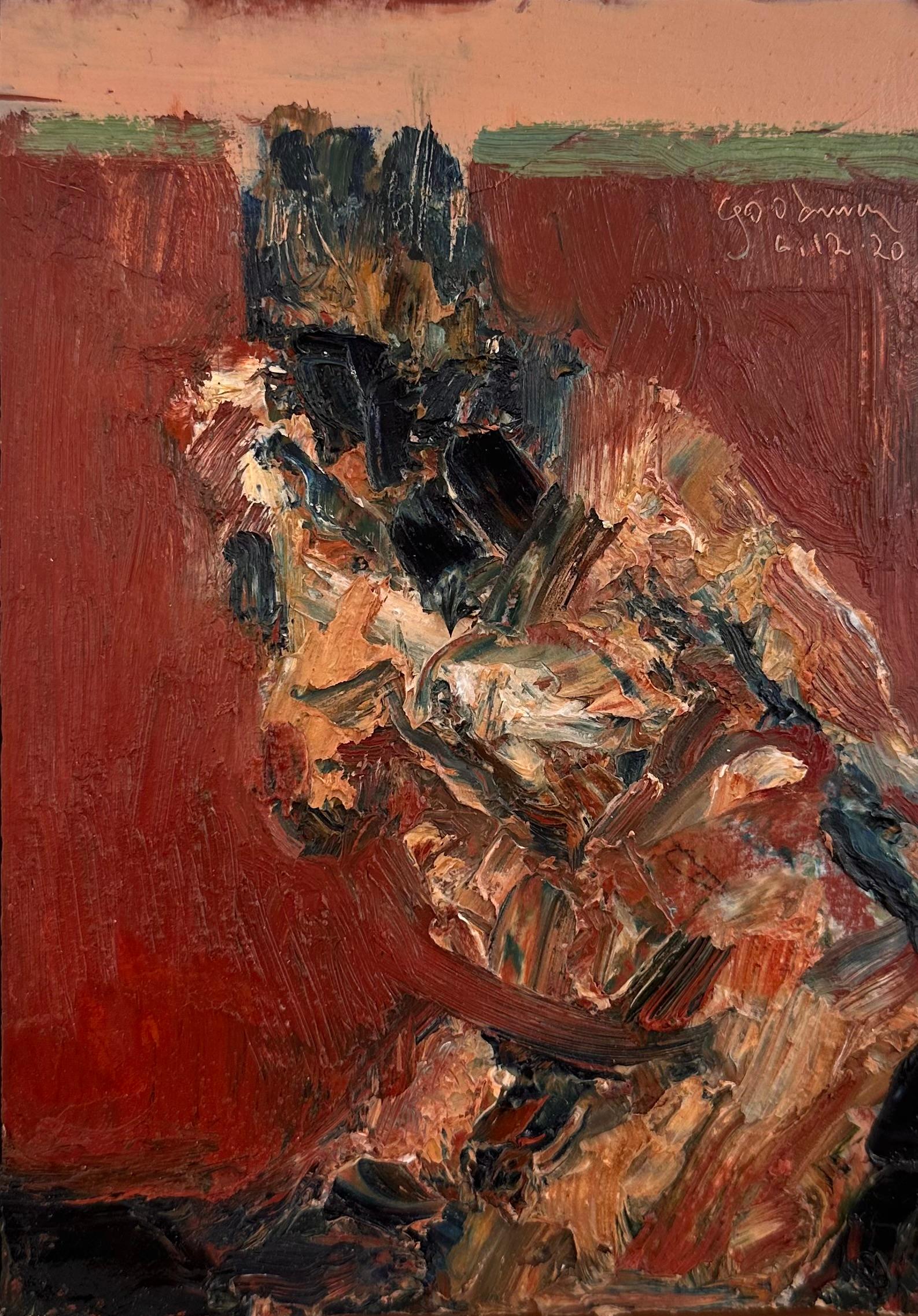 John Goodman Portrait Painting - Figure no. 8, 2020