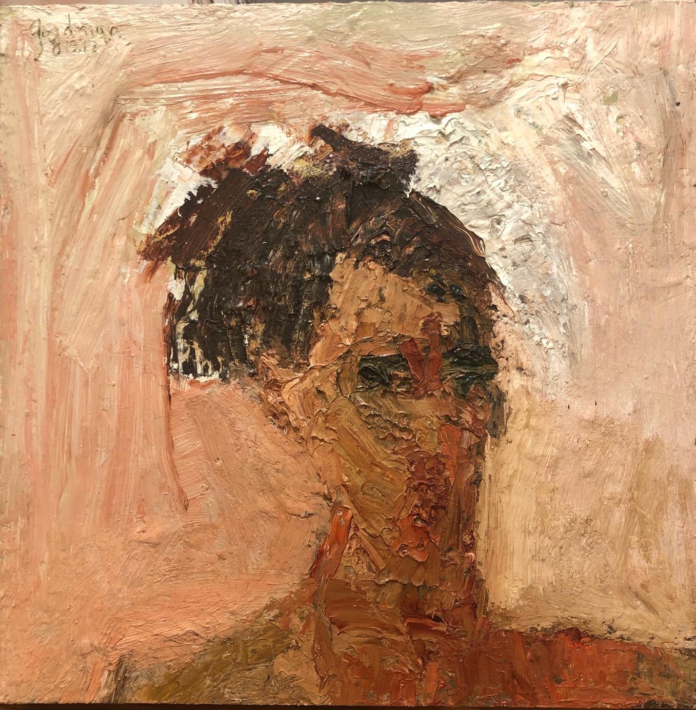 John Goodman Portrait Painting - Head No. 13, 2010