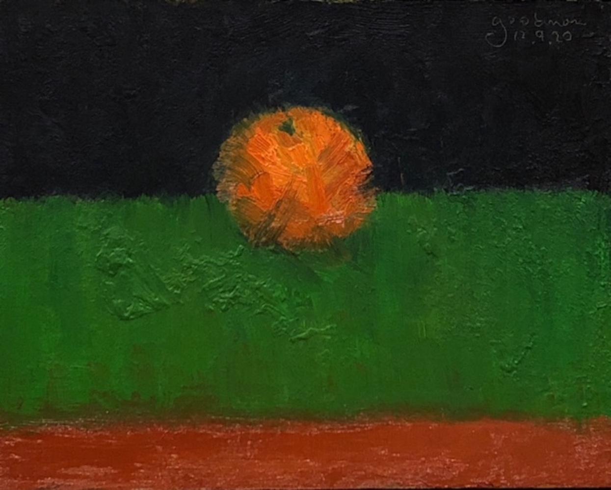 John Goodman Still-Life Painting - Orange, 2021