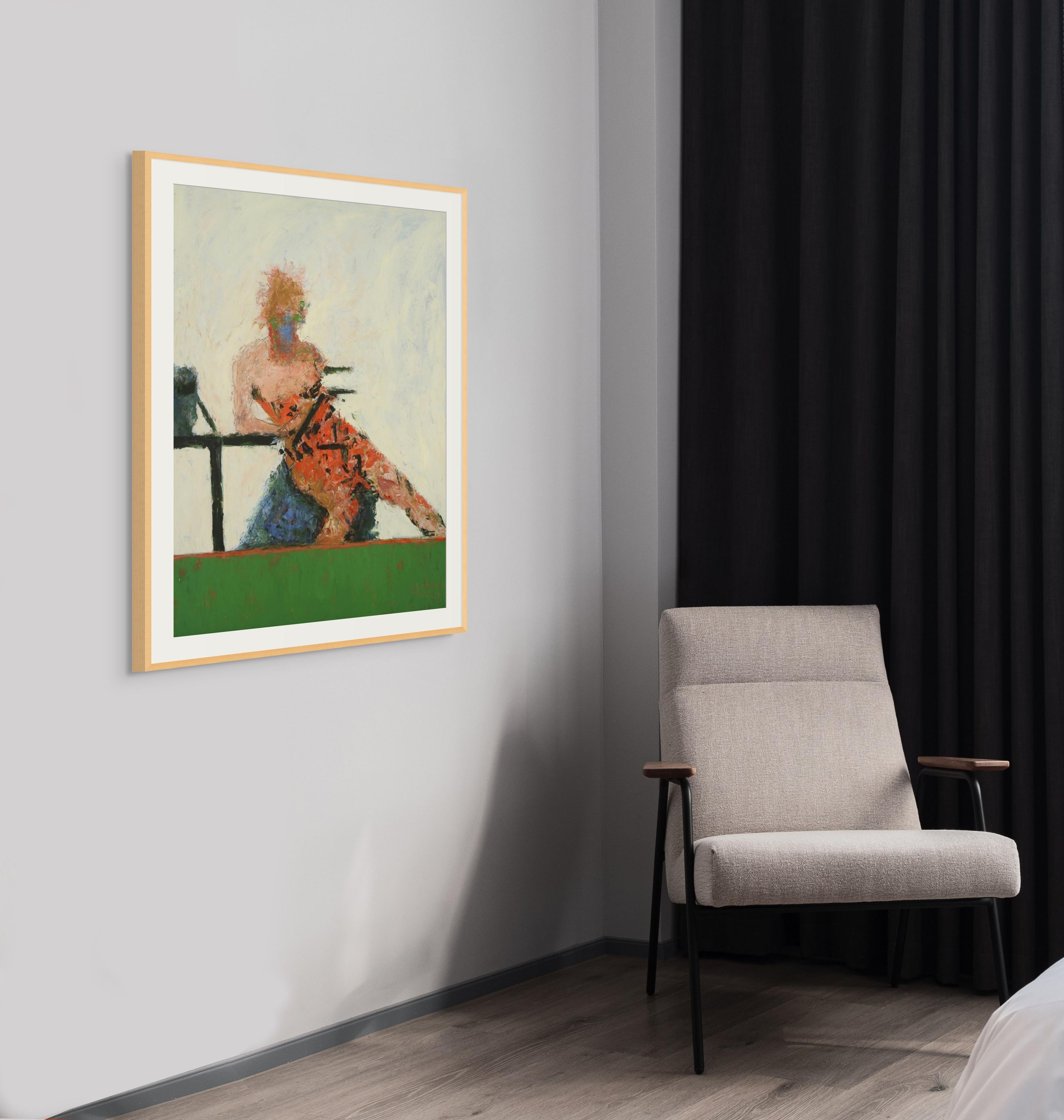 Figura di lettura n. 1, 2014 - Painting di John Goodman