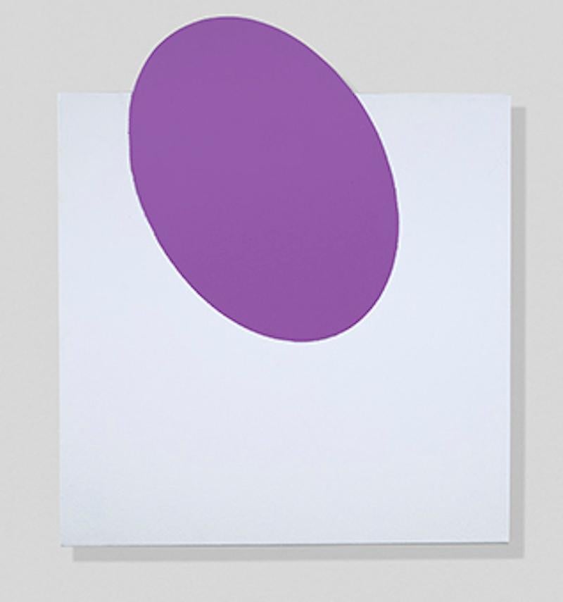 John Goodyear Abstract Painting - Purple, On and Off