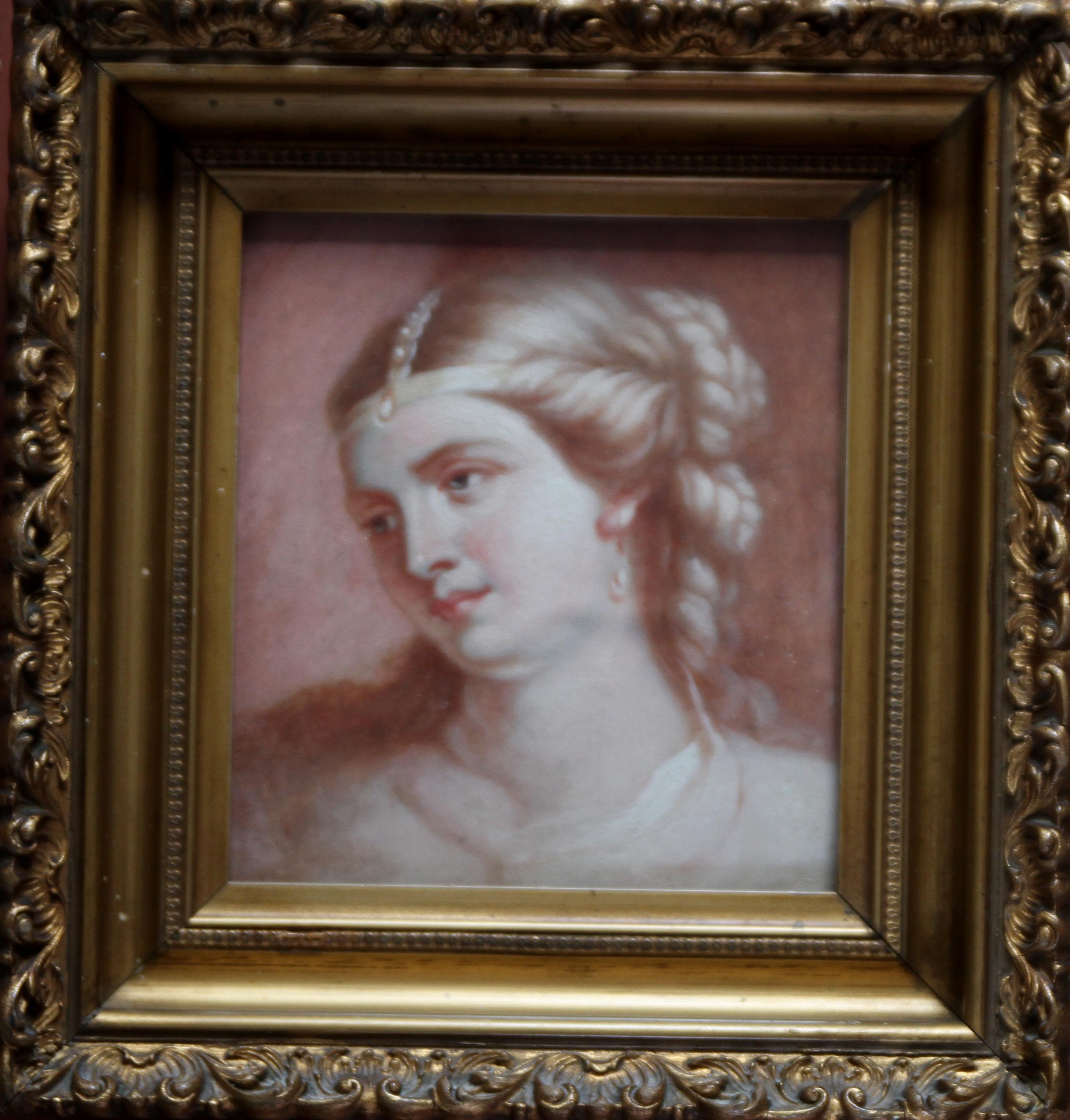 Portrait of a Lady - Old Master Scottish art oil painting by RSA president For Sale 1