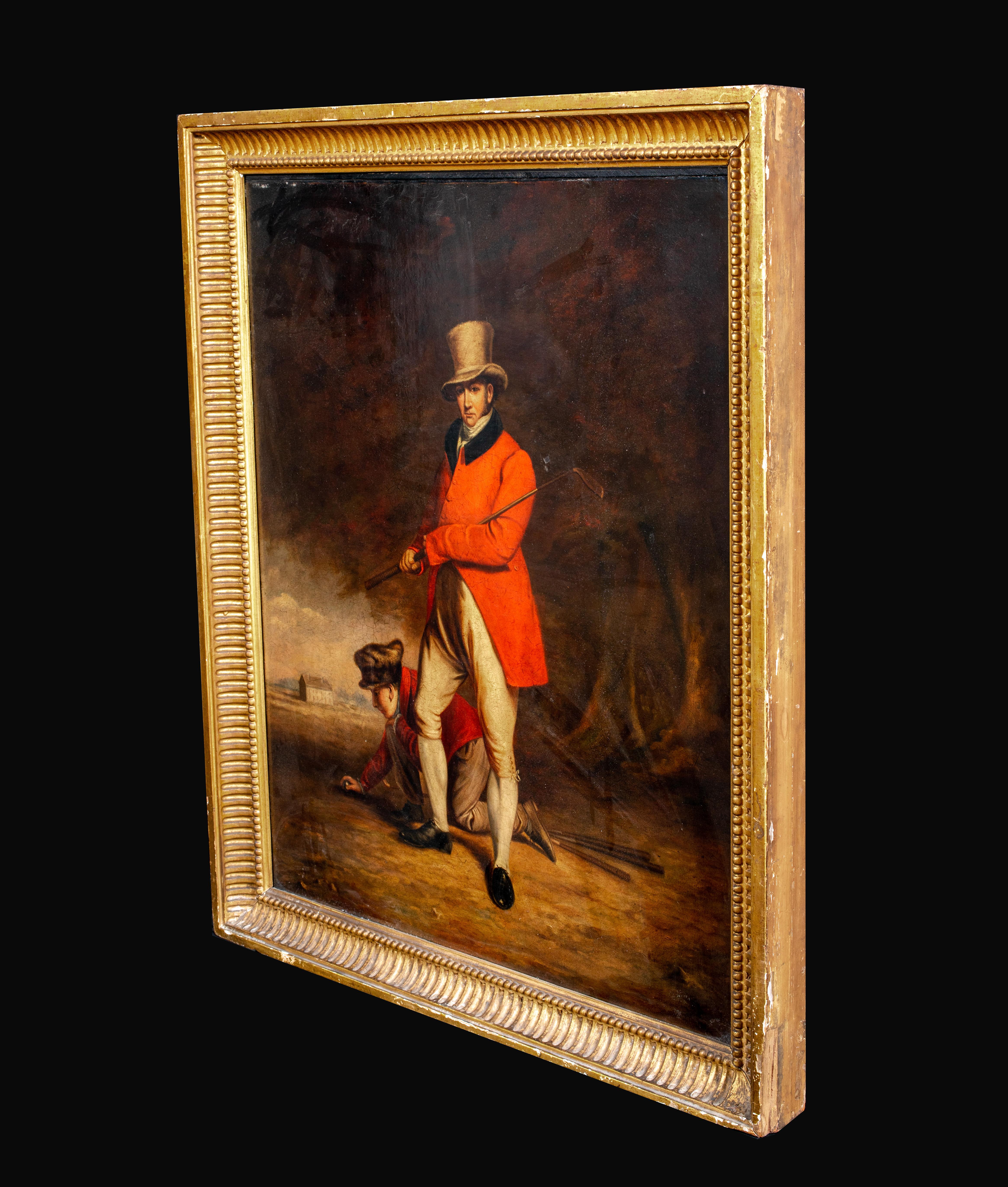 Portrait Of John Taylor, Captain of the Honourable Company of Edinburgh Golfers - Painting by John Gordon Watson