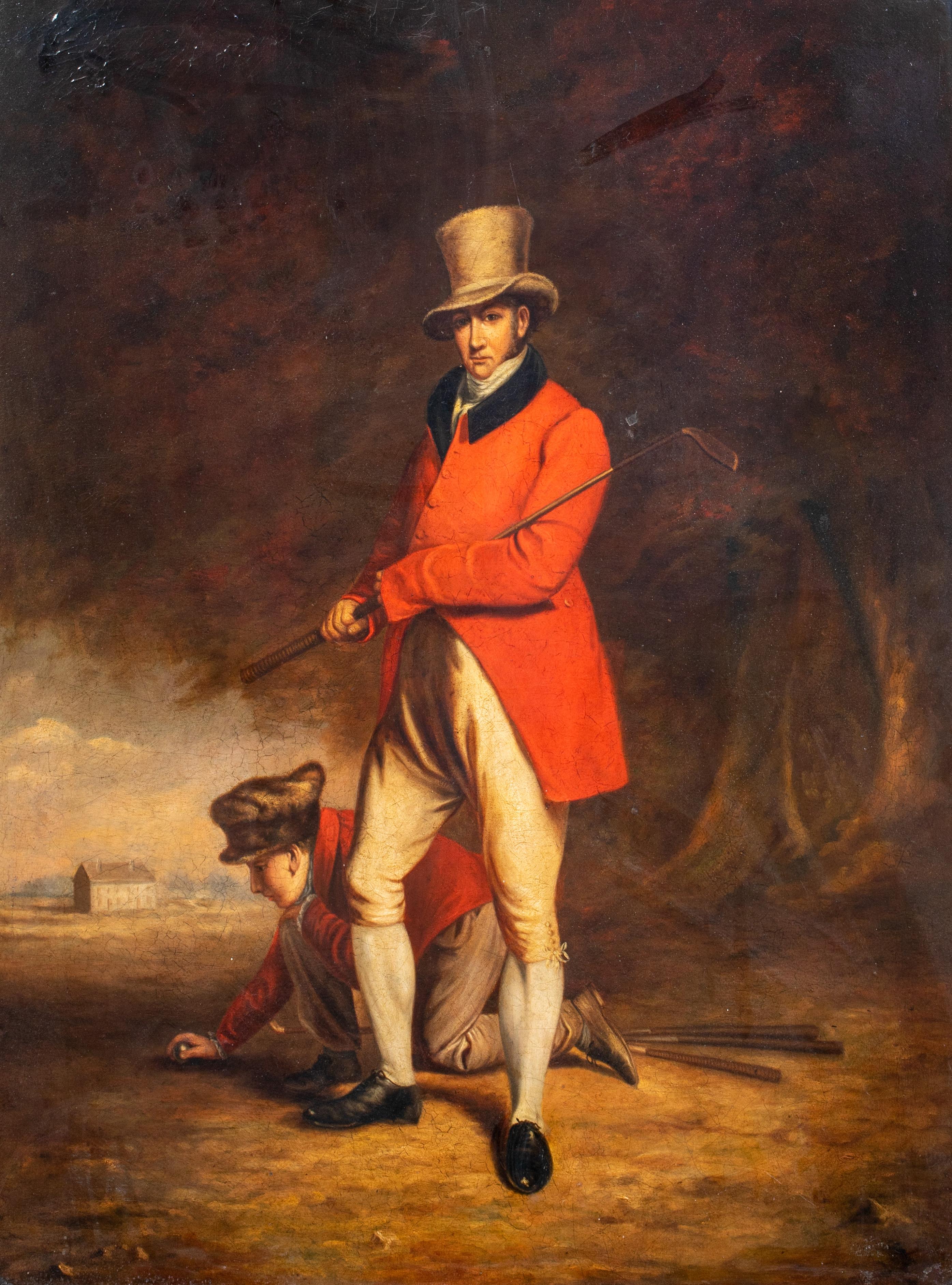 John Gordon Watson Portrait Painting - Portrait Of John Taylor, Captain of the Honourable Company of Edinburgh Golfers