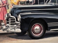 1942 Pontiac Advertisement Artwork like Norman Rockwell America