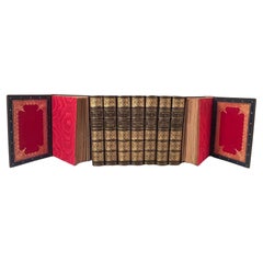 JOHN GREENLEAF Whittier (1807-1892) Raro set di 9 volumi