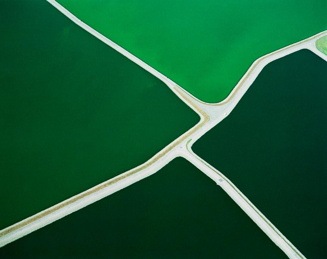 Five Green Ponds, Batavia, NY (Archival Digital Aerial Landscape Photograph)