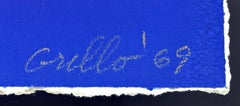 John Grillo - Sérigraphie « Mid Century Modern Geometric Abstraction » signée 6/9