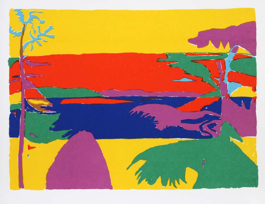 Kaleidoscope III, Pop Art Screenprint by John Grillo