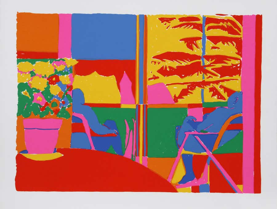 Kaleidoscope IX, Screenprint by John Grillo