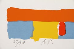 Landscape II, sérigraphie de paysages colorés par John Grillo